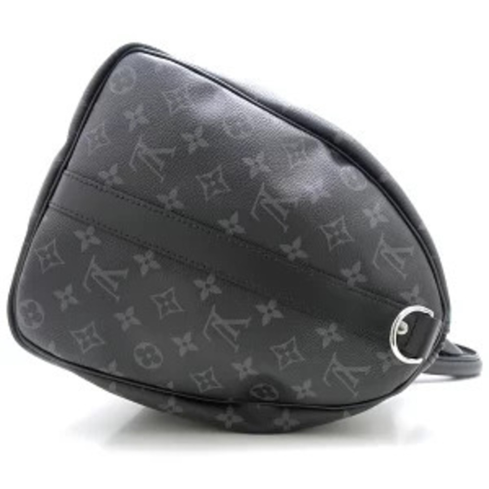 Louis Vuitton Monogram Eclipse Black Keepall Bandouliere Boston Bag Black - Picture 2 of 9